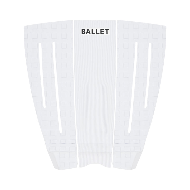 BALLET(バレー)WHITE SWAN ３ピース デッキパッド ショートボード用 WHITE