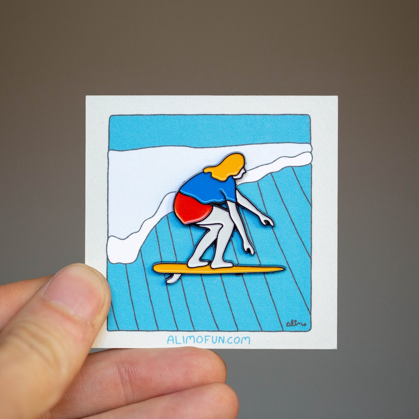 ENAMEL PINS Crouching tiger-Accessory-KIMMY'Z inc.