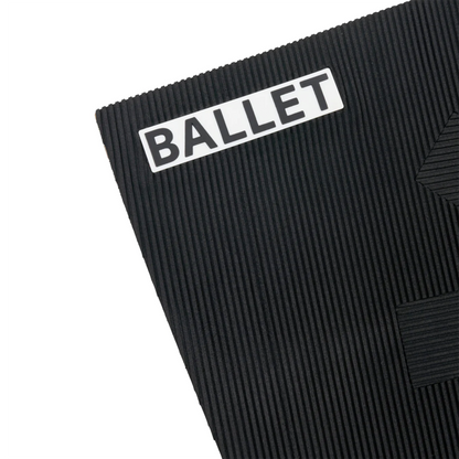 BALLET x NASA (New Amsterdam Surf Association) HYBRID 4-Piece Deck Pad for Shortboards, BLACK