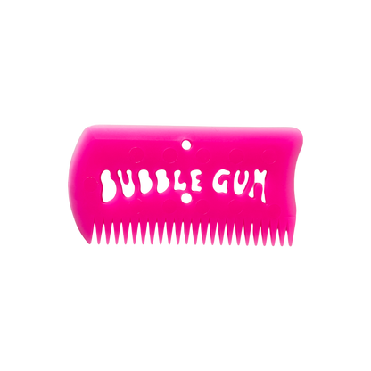 Bubble Gum Surf Wax -Wax Comb