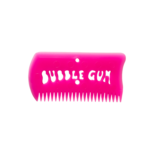 Bubble Gum Surf Wax -Wax Comb
