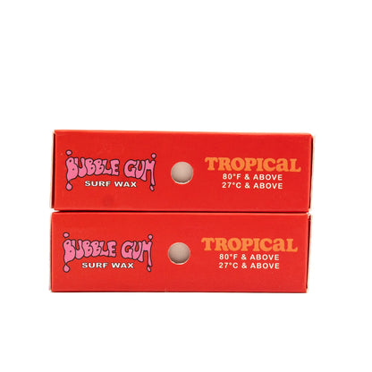 Bubble Gum "Original Formula" Surf Wax Box -Tropical - 水温27℃以上