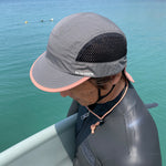 De La COSTA "Surf Cap 5P - Charcoal / Malibu  Orange -"