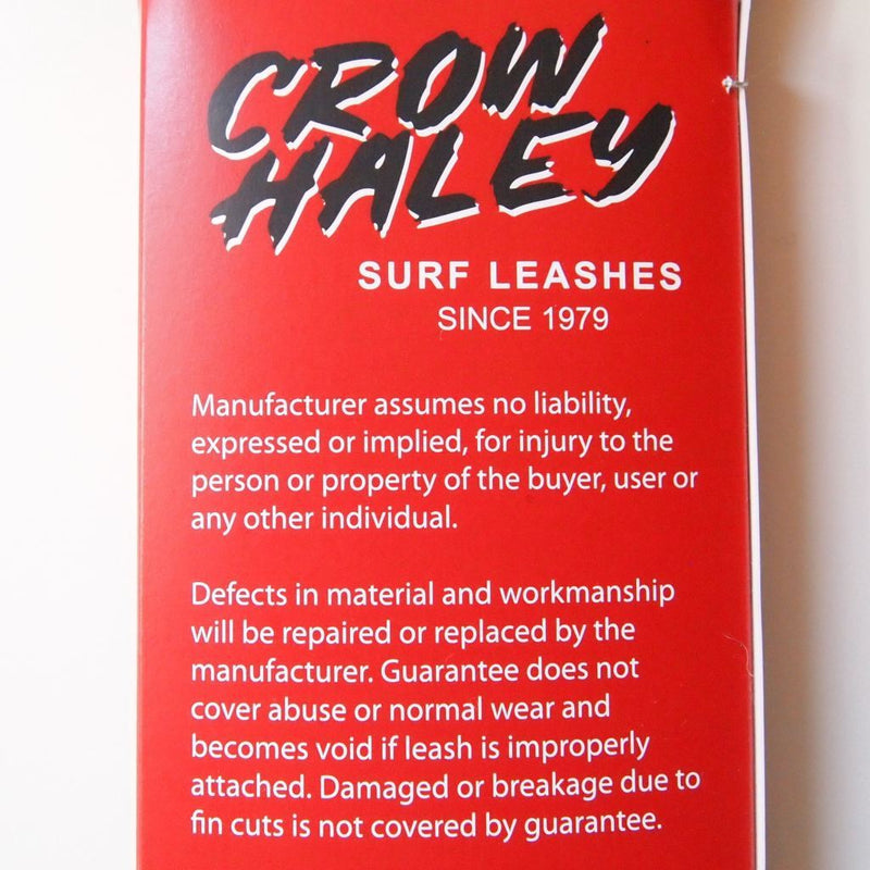 CROW HALEY Surf leash "Matte Black" COMP-Surf Accessory-KIMMY'Z inc.